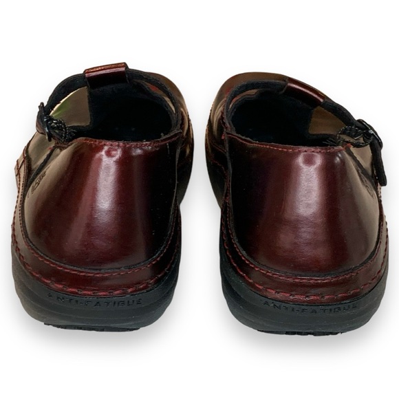 TIMBERLAND PRO RENOVA RED METALLIC MARY JANE SHOES. WOMEN’S SIZE 6.5 - Picture 5 of 6